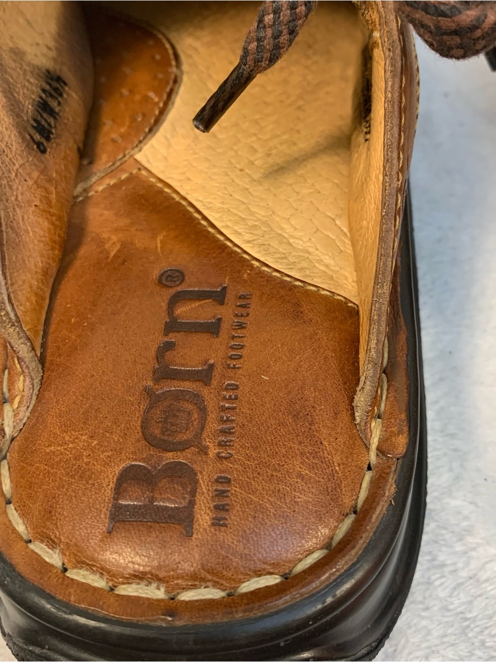 Born Women Aztec Navajo Gray, Olive, Brown with side tie Slip-On Clog Size 6 - Picture 4 of 11